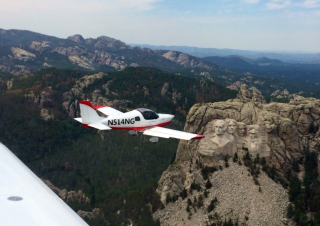 One of the other LSAs at Mt. Rushmore (look closely,) mine has blue trim.